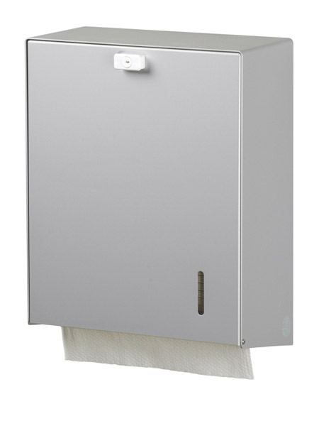 Dispenser prosoape hartie pliate seria ingo-man aluminiu ophardt hygiene